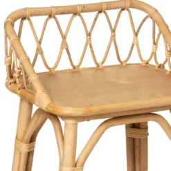 Table de chevet rotin