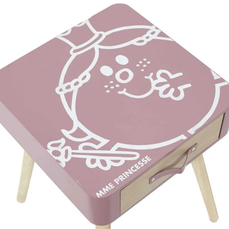 Table de chevet 1 tiroir madame princess