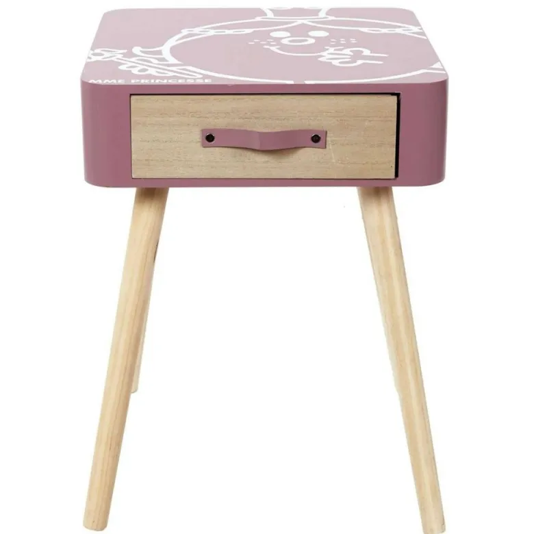Table de chevet 1 tiroir madame princess