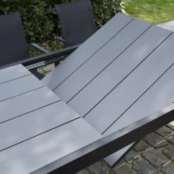 Table de jardin aluminium 6à10 p
