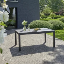 Table de jardin aluminium 6à10 p