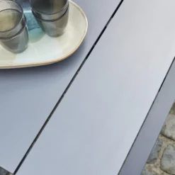Table de jardin aluminium 6à10 p