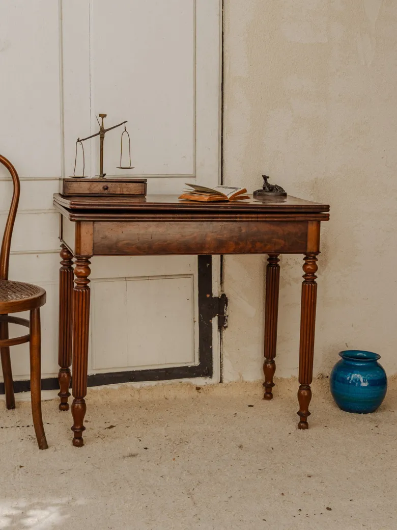 Table de jeu en acajou n°849
