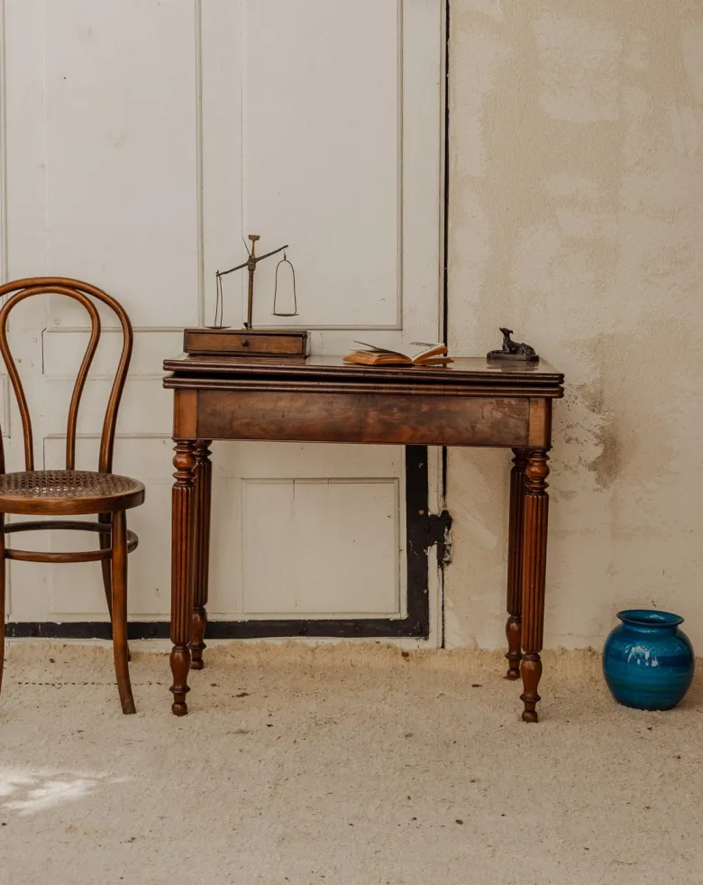 Table de jeu en acajou n°849