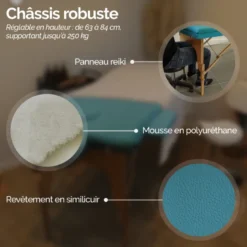 Table de massage - 3 zones