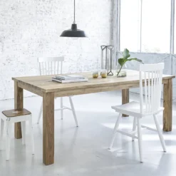 Table en teck recyclé 6 à 8 pers