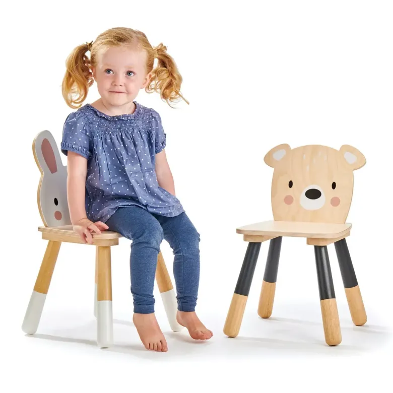 Table et chaises forêt pour enfant