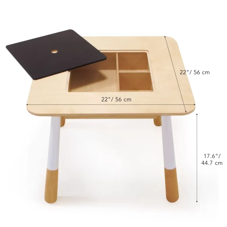 Table et chaises forêt pour enfant