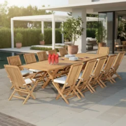 Table extensible teck linarte xl 290x100