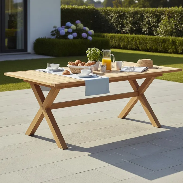 Table extensible teck linarte xl 290x100