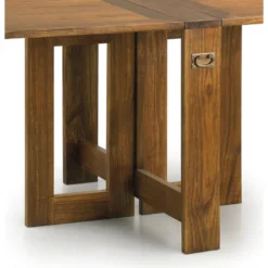 Table à manger bronze bois marron -