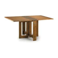 Table à manger bronze bois marron -