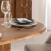 Table à manger en bois d'acacia azure
