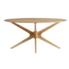 Table à manger ovale chêne l160 cm dielli