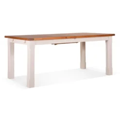 Table à manger 8 places bois blanc -