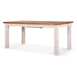 Table à manger 8 places bois blanc -