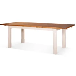 Table à manger 8 places bois blanc -