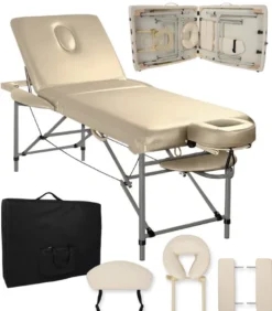 Table massage aluminium dossier réglable