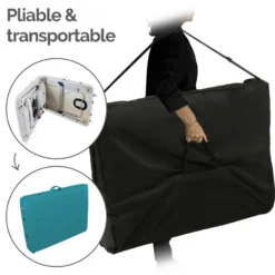 Table massage pliante 2 zones