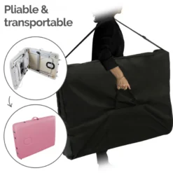 Table massage pliante 2 zones