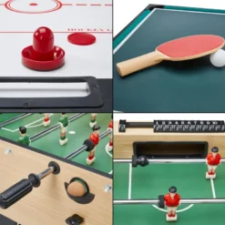 Table multi jeux pliable 16 en 1