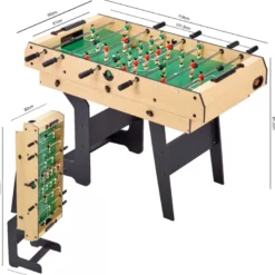 Table multi jeux pliable 16 en 1