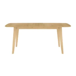 Table 4&nbsp;6 personnes extensible en bois clair 150&nbsp;180 cm - oman