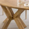 Table ovale bois de manguier