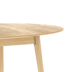 Table ovale 6 8 personnes extensible en bois clair 170 200 cm - eddy