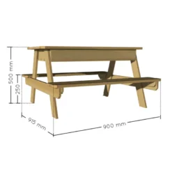 Table pique-nique bac à sable