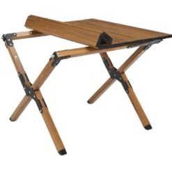 Table pliante effet bois