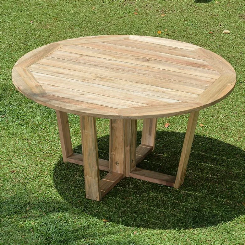 Table ronde teck recyclé 150 cm newhaven