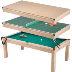 Table salle à manger billard & ping pong