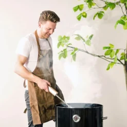 Tablier barbecue en cuir