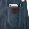 Tablier cuir homme n°547 bleu marine