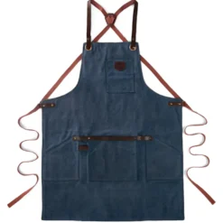 Tablier cuir homme n°547 bleu marine