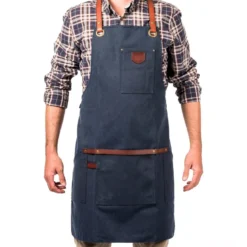 Tablier cuir homme n°547 bleu marine