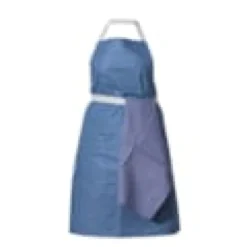 Tablier en coton adulte kristo bleu