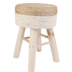 Tabouret blue lagoon beige