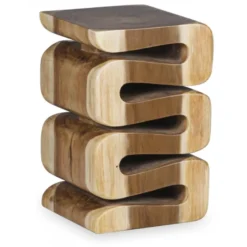 Tabouret bois marron - décoration