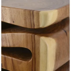 Tabouret bois marron - décoration