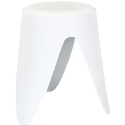 Tabouret coloris blanc