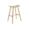 Tabouret de bar bois clair h65 cm demory
