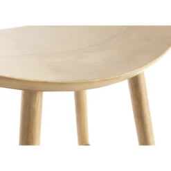 Tabouret de bar bois clair h65 cm demory
