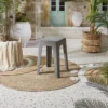 Tabouret empilable gris