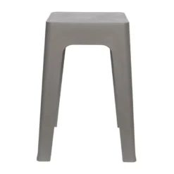 Tabouret empilable gris