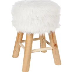 Tabouret instant nature - blanc