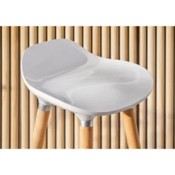 Tabourets de bar blancs (lot de 2) gilda