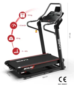 Tapis de course - care - skylink - 13km h et inclinaison 40%