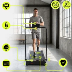 Tapis de marche et course 2-en-1 walkpad hypermotion sous bureau